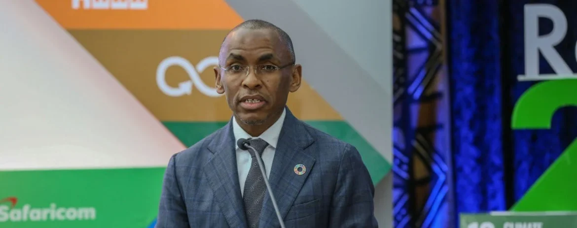 Safaricom CEO Peter Ndegwa Safaricom CEO Peter Ndegwa