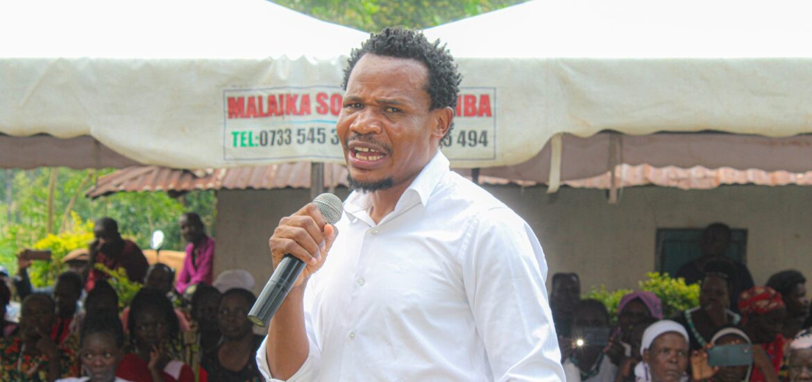 Mumias East MP Peter Salasya during a past rally. Photo: Peter Salasya Source: Facebook