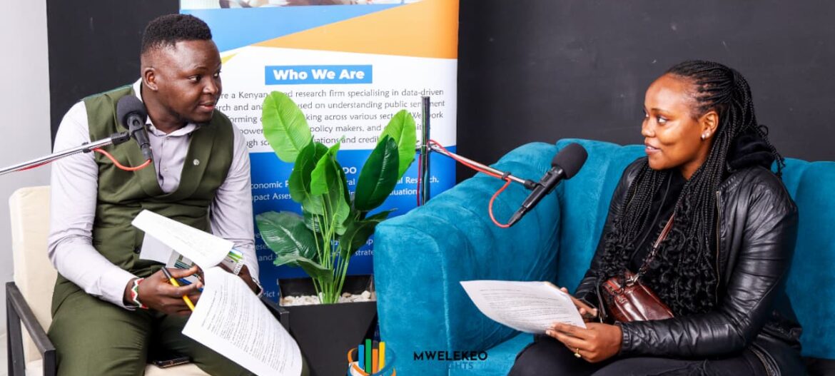 Mwelekeo TV hosts Tony Nyakoko and Fridah Mong'are. Photo: Mweleleo Insights Source: Facebook.