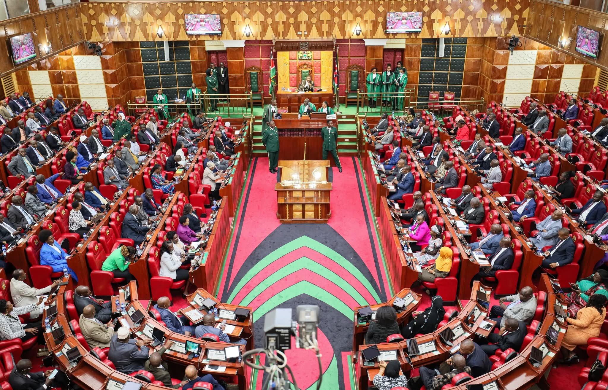 Members of the National Assembly during a past debate. Photo: Parliament of Kenya Source: Facebook.