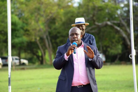 Content creator Cassypool speaking to the media. Photo: Cassypool Capon Source: Facebok