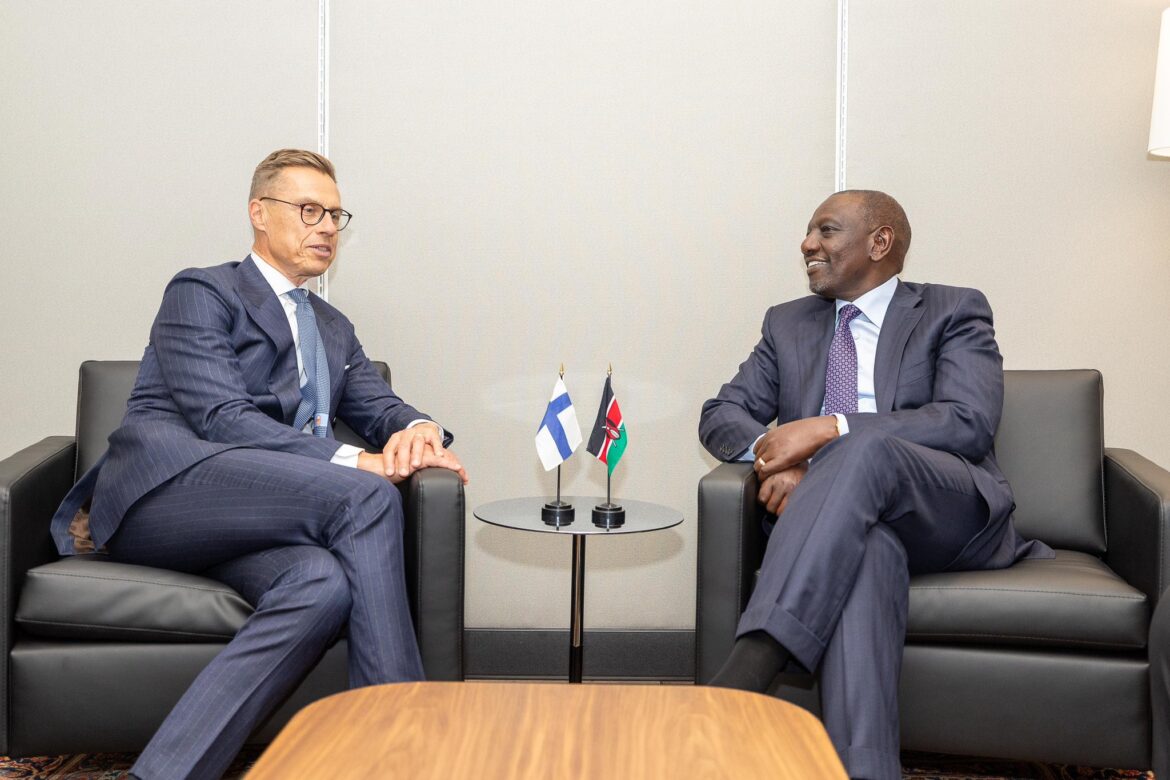 G1gMc5RWEAAhm8y President William Ruto and PPresident Alex Stubb Photo