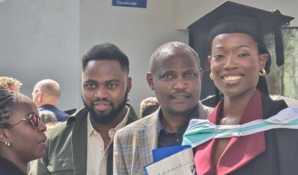 CS John Mbadi during daughter's gradution. Photo: John Mbadi Source: Facebook.
