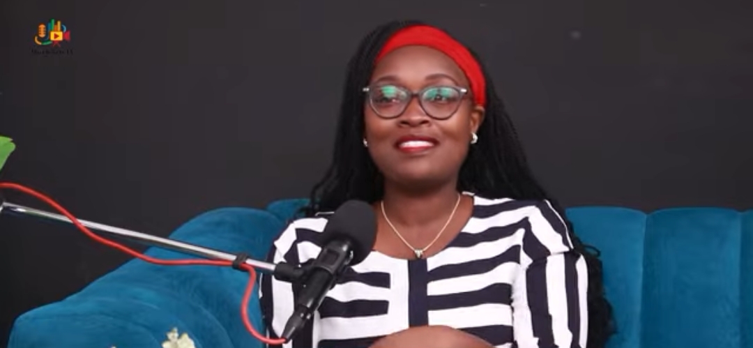 Mwelekeo's Angel Mbuthia during a latest podcast. Photo: Mwelekeo TV Source: YouTube