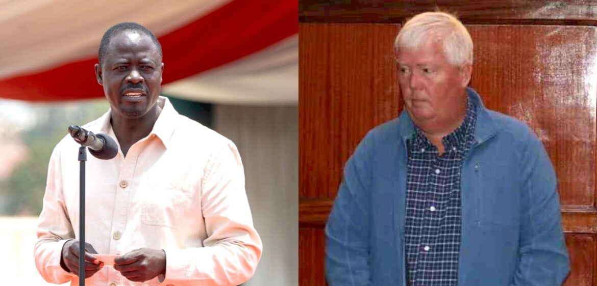 A photo-grid of MP Peter Kaluma and Lawyer Guy Spencer.