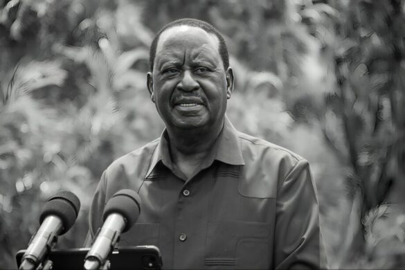 The late ODM Party Leader Raila Odinga. Photo: Tuko Source: Facebook
