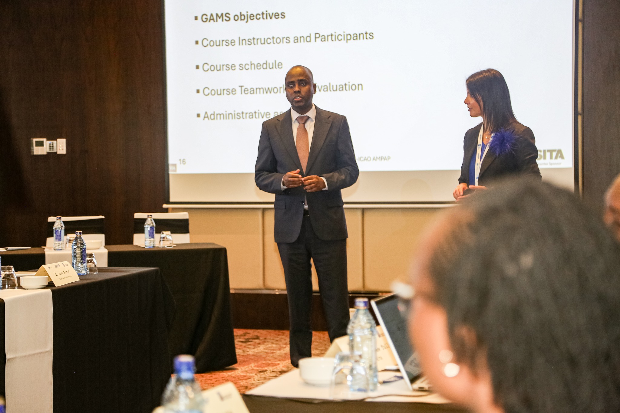 KAA acting CEO Mohamud Gedi during a past speech. Photo: KAA Source: Facebook