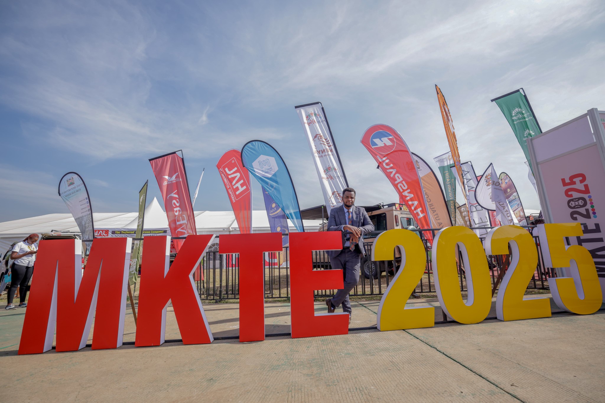 An image captures banners and graphics advertising 2025's Magical expo in Nairobi. Photo: Kennedy Kaburu. Source: Facebook