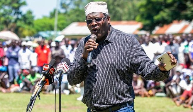 Kenyan lawyer Miguna Miguna speaks during a past event. Photo: K24 TV Source: Facebook