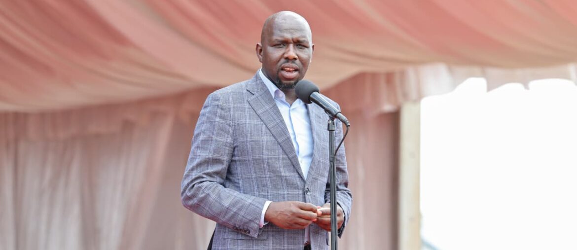 Interior CS Kipchumba Murkomen speaks on November 16, 2025. Photo: Onesimus Kipchumba Murkomen Source: Facebook