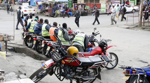 Boda boda operators at work. Photo: PeopleDaily Source: Facebook