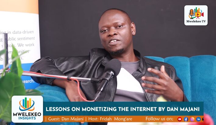 SEO and Digital ads experts Dan Majani speaks to Mwelekeo TV. Photo: Mwelekeo TV Source: YouTube