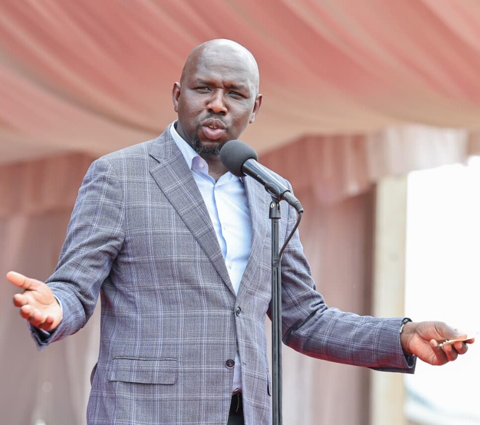 Interior CS Kipchumba Murkomen speaks on November 16, 2025. Photo: Onesimus Kipchumba Murkomen Source: Facebook