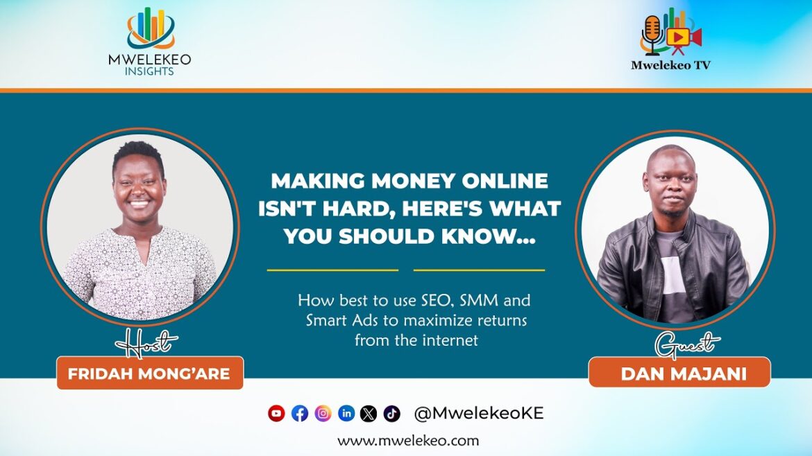 Mwelekeo TV episode YouTube thumbnail. Photo: Mwekekeo TV Source: YouTube