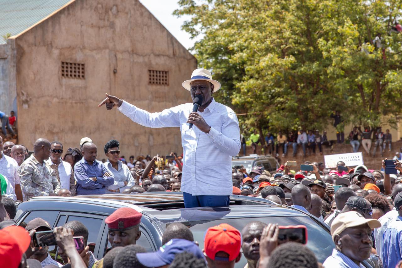 President William Ruto during Ukambani tour. Photo: William Ruto Source: Facebook