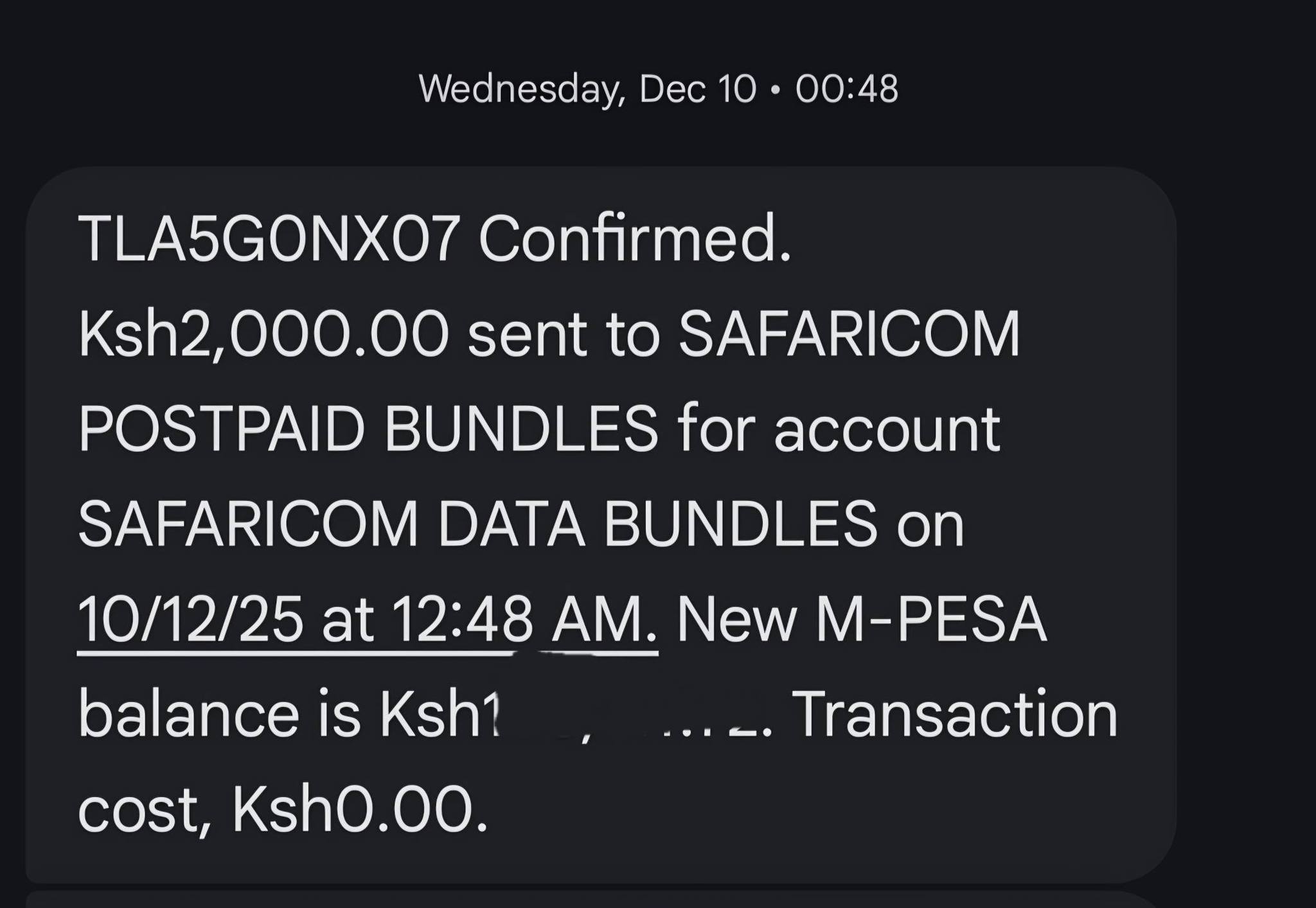 Liankey Nyambura's post calling out Safaricom PLC. Photo: Screenshot by Kenya Digest