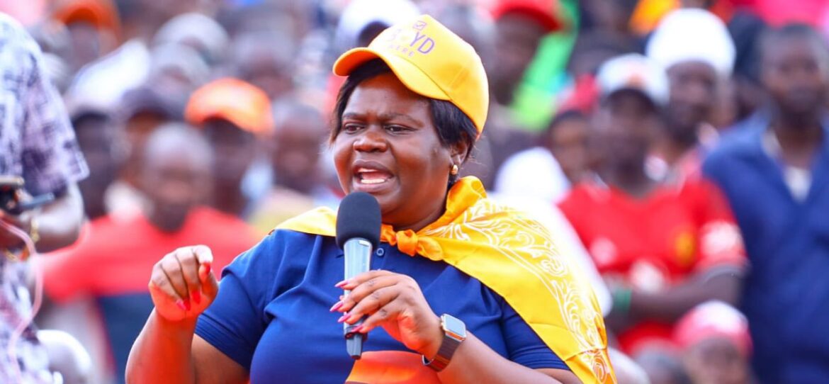 Homa Bay Governor Gladys Wanga speaks during a past event. Photo: Governor Gladys Wanga Source: Facebook