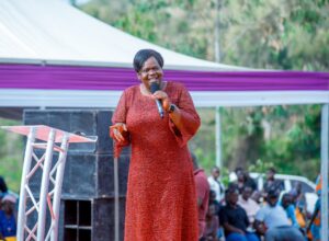 Homa Bay Governor Gladys Wanga speaks during a past event. Photo: Governor Gladys Wanga Source: Facebook