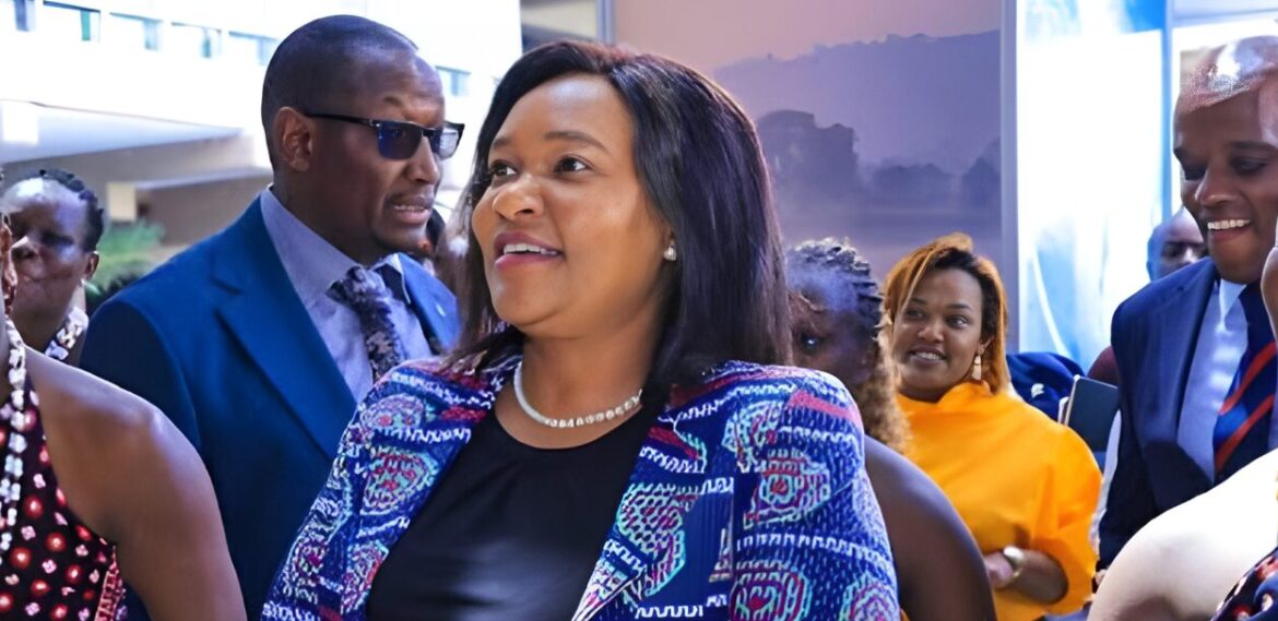 Tourism CS Rebbeca Miano during a past event. Photo: Hon. Rebecca Miano, EGH Source: Facebook