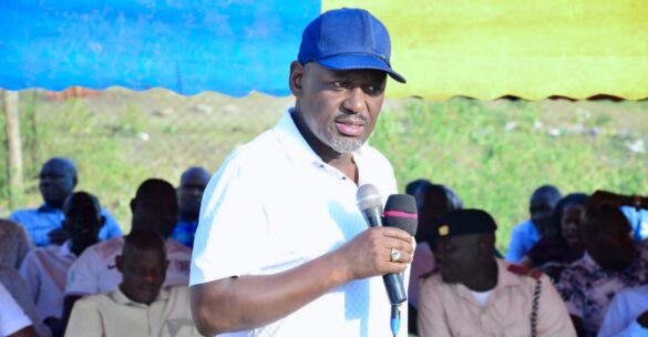 Rarienda MP Otiende Amollo speaks during a past event. Photo: Hon. Otiende Amollo. Source: Facebook