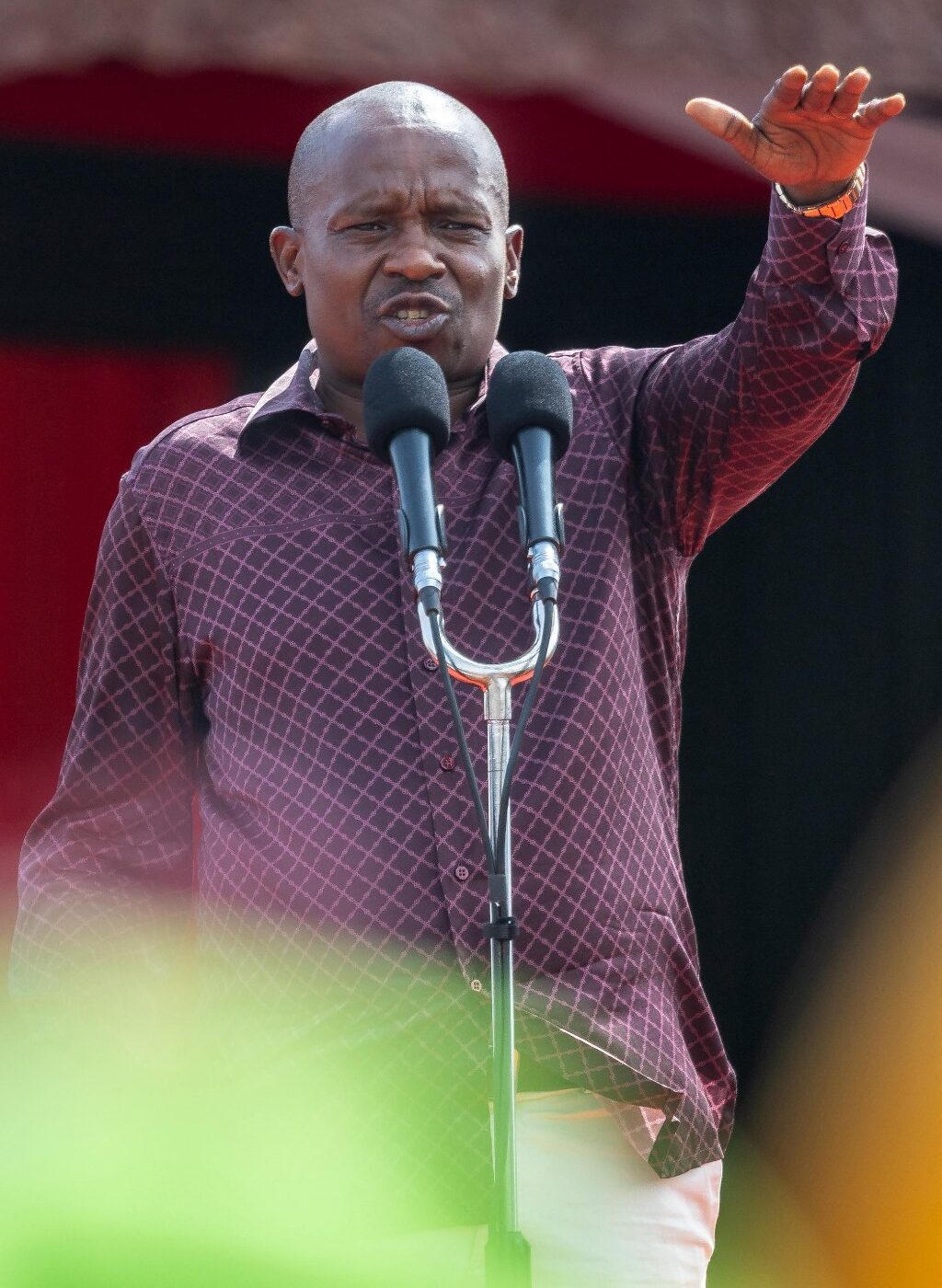 Deputy President Kithure Kindiki speaks during a past event. Photo: Kithure Kindiki Source: Facebook