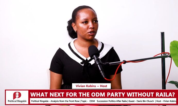 Political Ringside TV host Vivian Kabiru. Photo: Political Ringside Source: YouTube