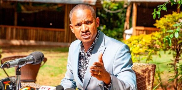 Embakasi MP Babu Owino speaks during a past media presser. Photo: NMG Source: Billy Oganda