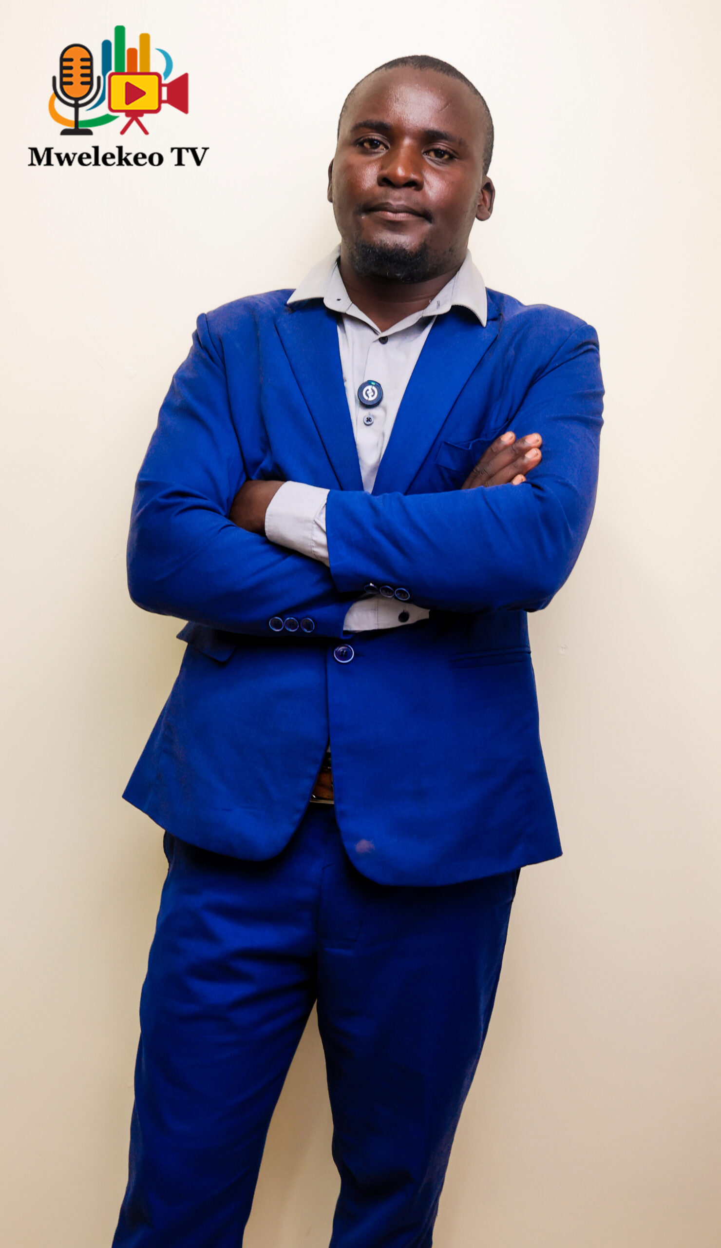 Bodaboda rider Phineas during Mwelekeo TV studios. Photo/Mwelekeo TV