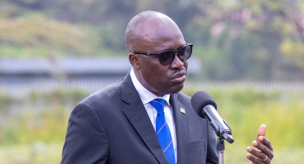 Foreign Affairs PS Korir Sing'oei during a past event. Photo: Dr. Abraham Korir Sing'Oei Source: Facebook