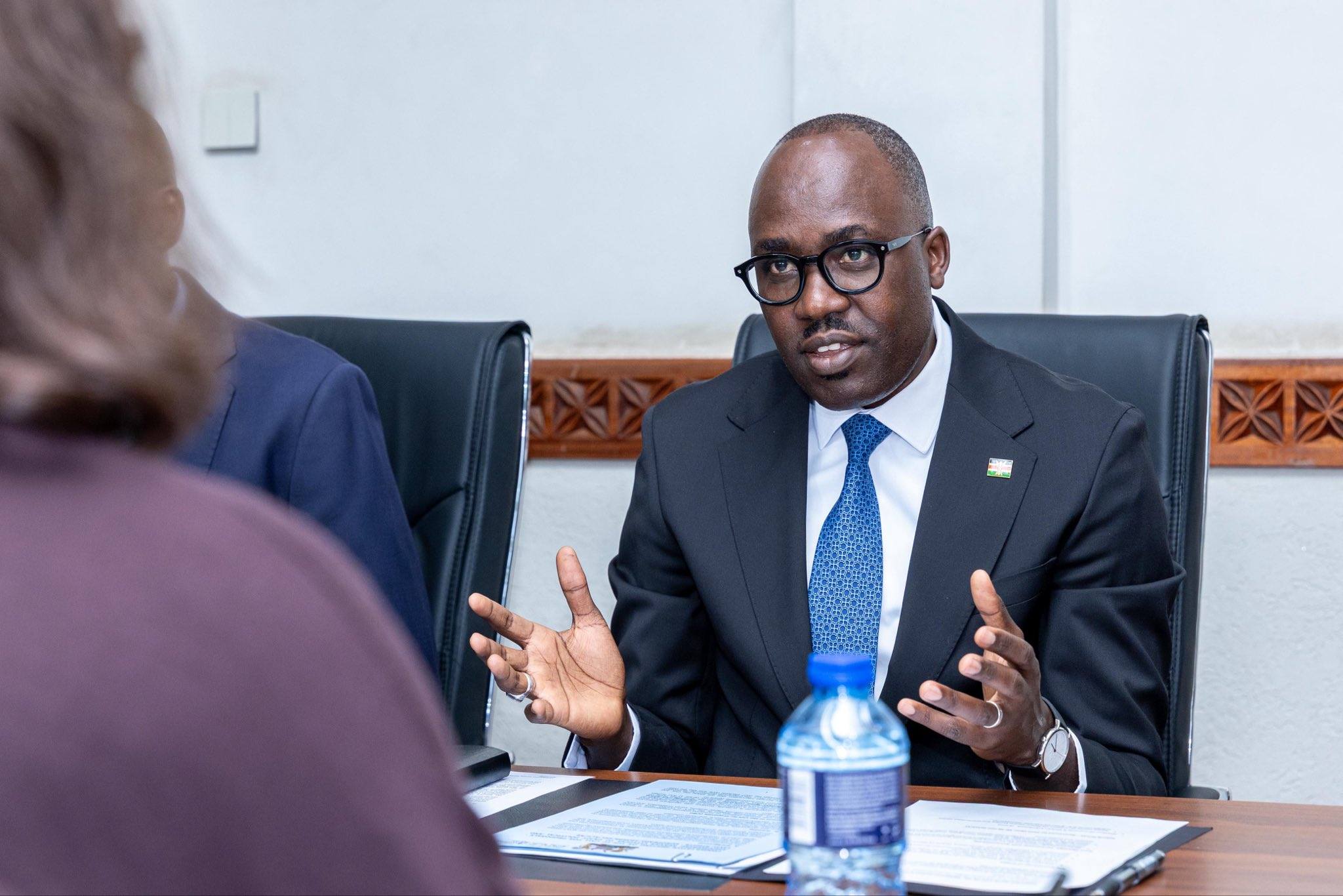 Foreign Affairs PS Korir Sing'oei during a past event. Photo: Dr. Abraham Korir Sing'Oei Source: Facebook