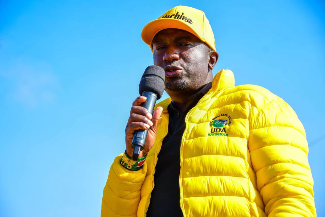 Samuel Nyagah Muchina, the UDA candidate for Ol-Kalou byelection