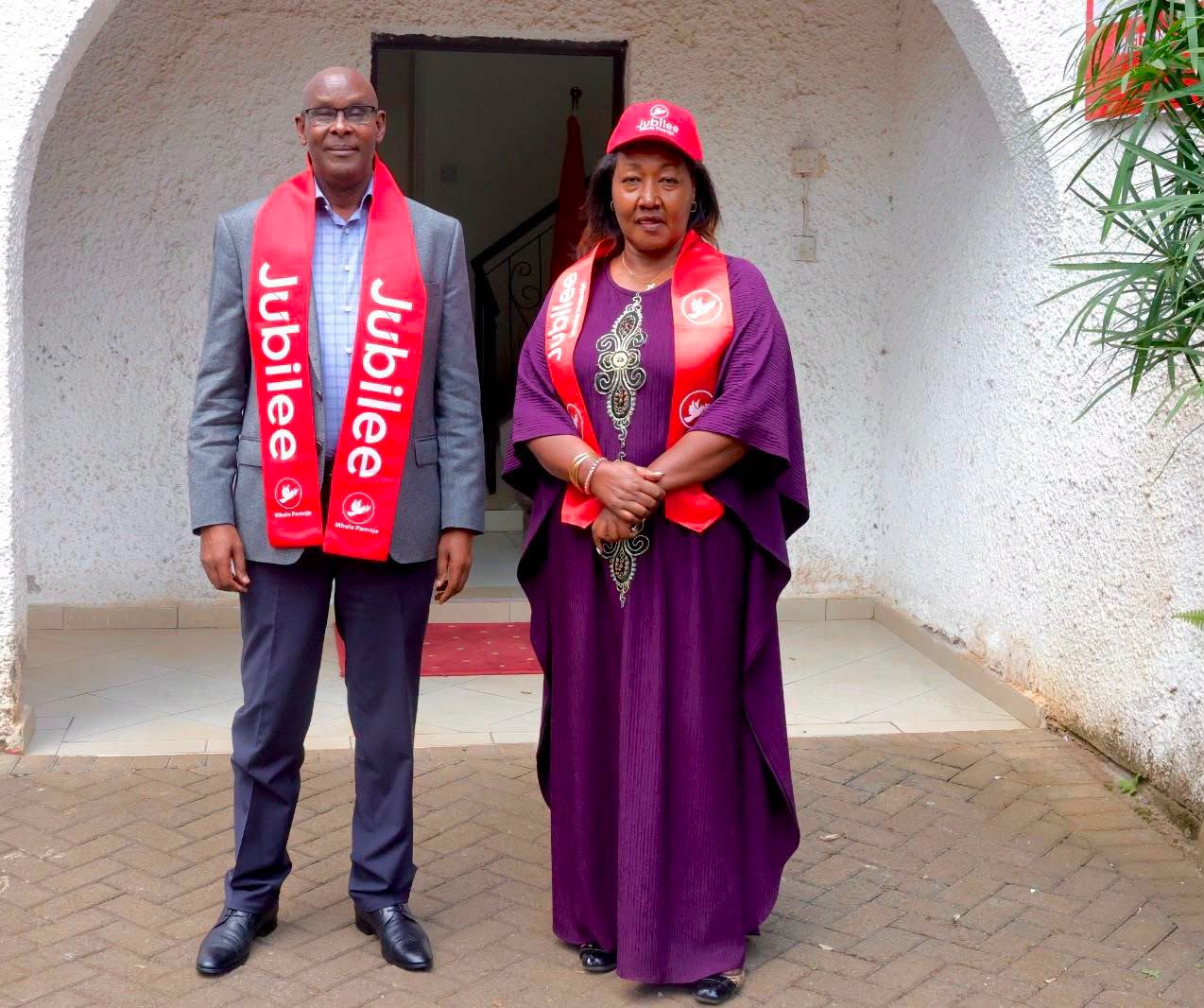 Lennah Wanjiku wa Koinange joins Uhuru Kenyatta's Jubilee Party. Photo: Jubilee Party Source: Facebook