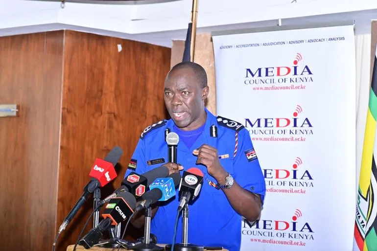 Police spokesperson Muchiri Nyaga