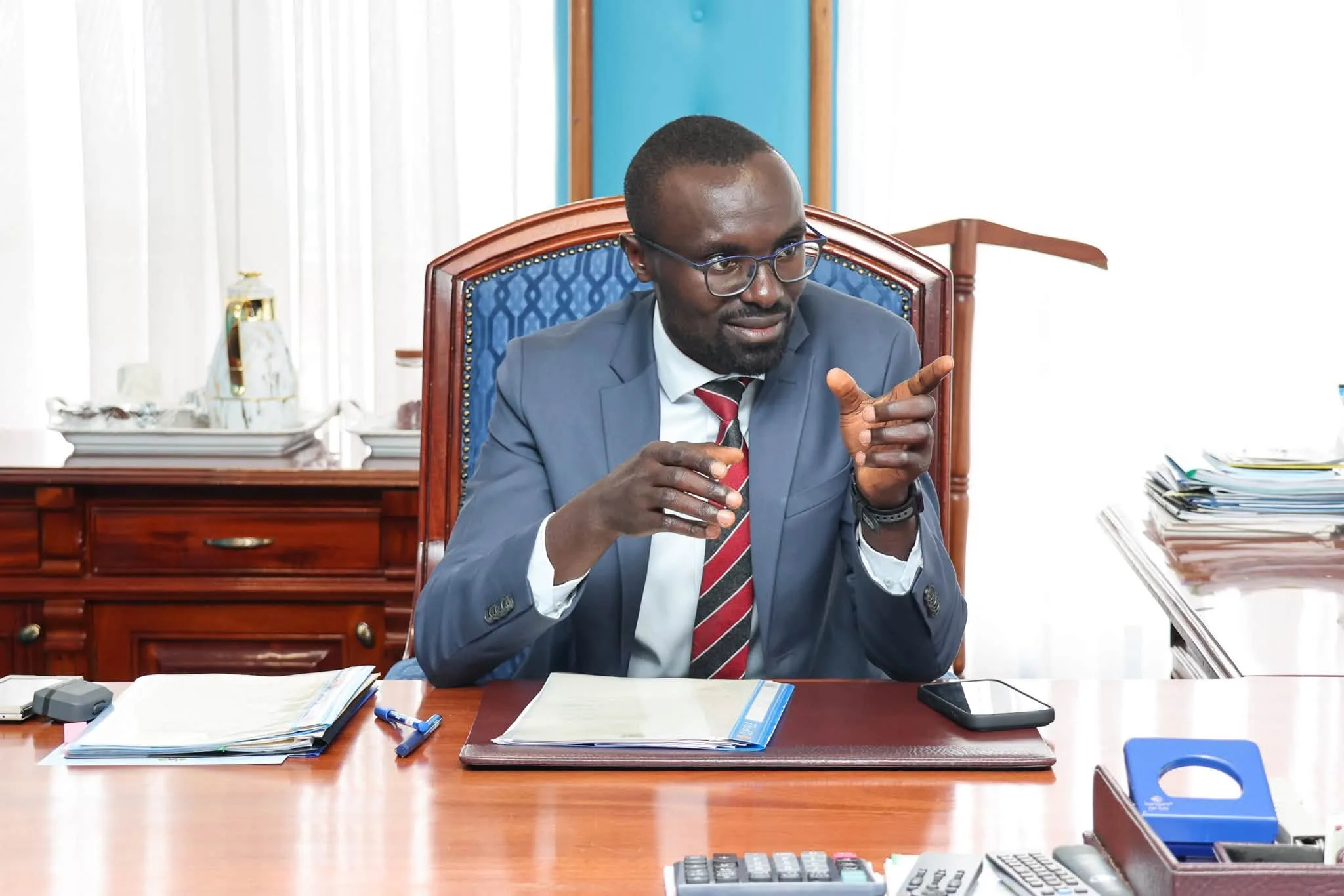 Water CS Eric Mugaa. Photo/@mugaa.eric/Facebook