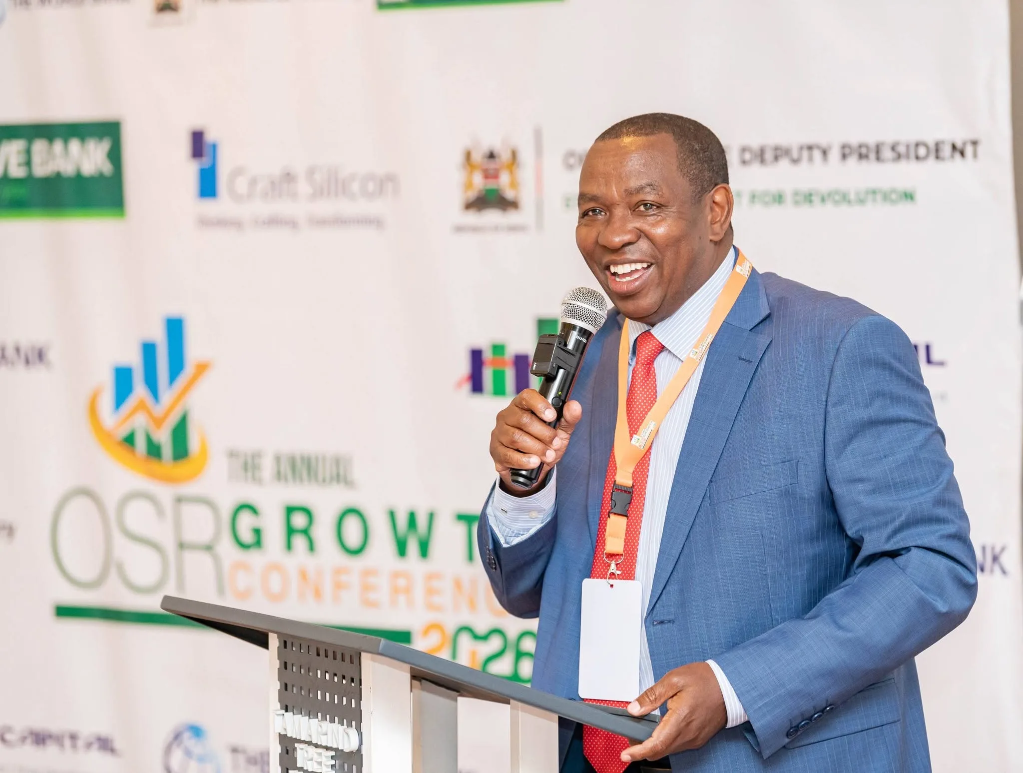 Kenya Revenue Authority chairman Ndiritu Muriithi during a past event. Photo/@MheshimiwaNdirituMuriithi/