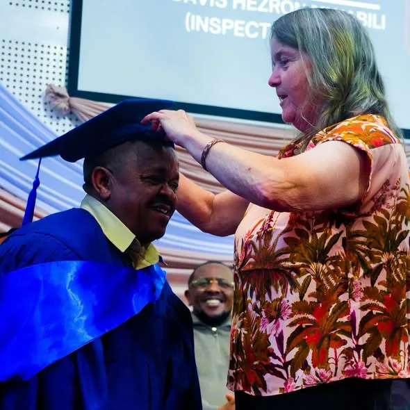 Inspekta Mwala during global civility award by iChange Nations. Photo/RealMwala/Facebook