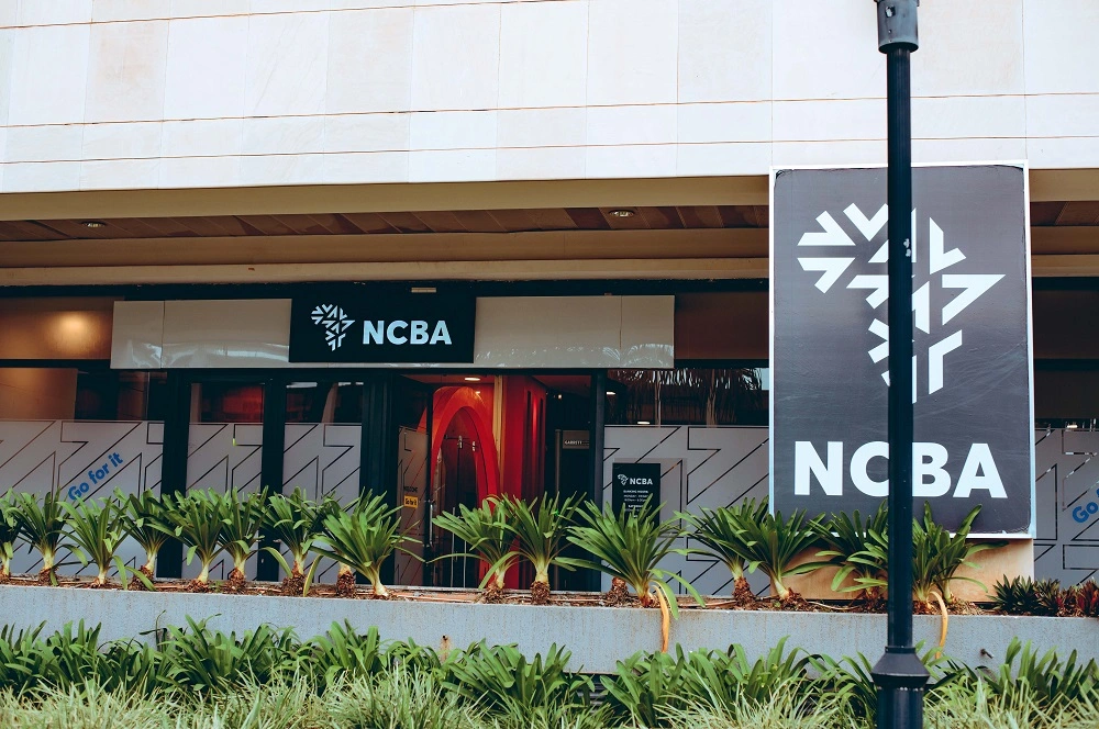An entrance of a NCBA bank-branded premises. Photo/https://web.facebook.com/ncbabank